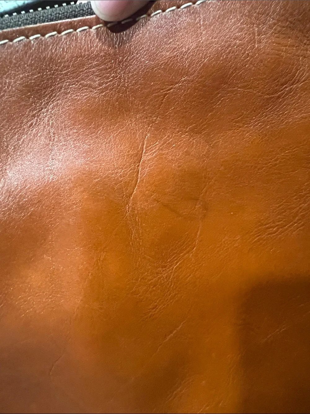 Patricia Nash Brown Leather Wristlet Clutch